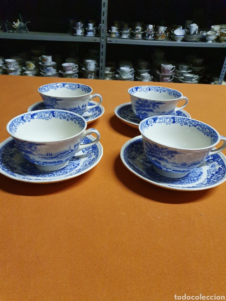 Antig&uuml;edades: Conjunto 4 tazas - Foto 1