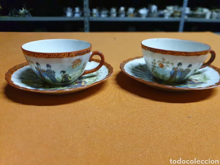 Antig&uuml;edades: Pareja de Tazas - Foto 1