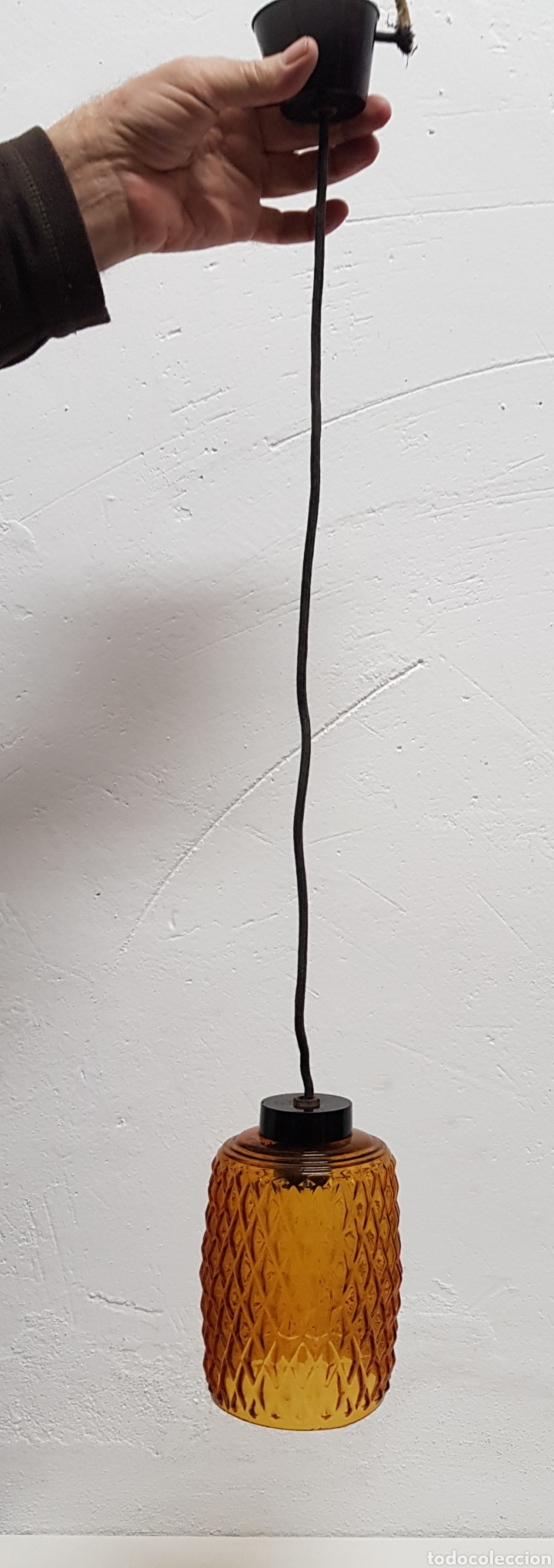 Antig&uuml;edades: Lampara de techo Pi&ntilde;a - Foto 2