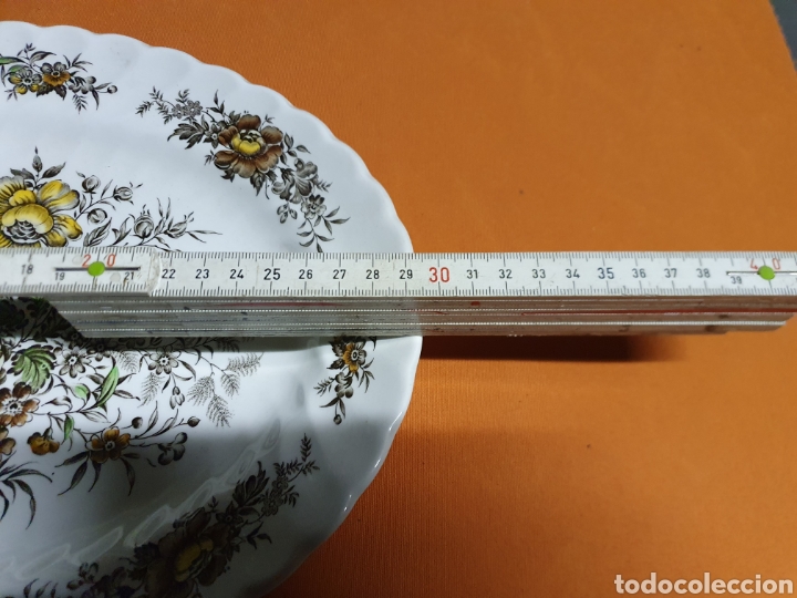 Antig&uuml;edades: Bandeja Porcelana 29 cm - Foto 2