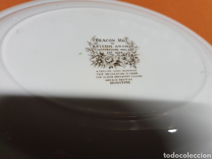 Antig&uuml;edades: Bandeja Porcelana 29 cm - Foto 3