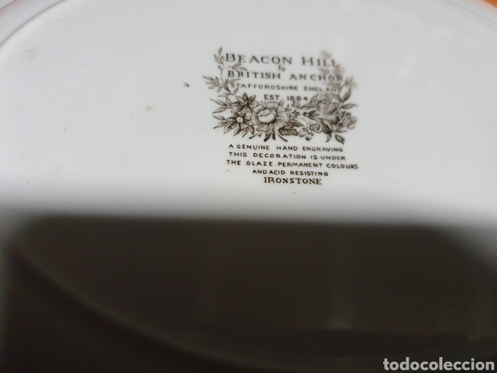 Antig&uuml;edades: Bandeja Porcelana 32 cm - Foto 3