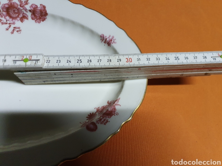 Antig&uuml;edades: Bandeja Porcelana 32 cm - Foto 2