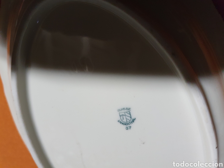 Antig&uuml;edades: Bandeja Porcelana 23cm - Foto 3