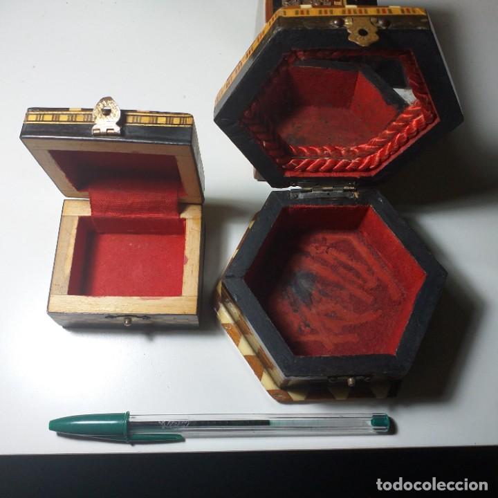 Antig&uuml;edades: Dos cajas de taracea de Granada. - Foto 2