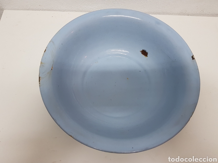 Antig&uuml;edades: Zafa esmaltada azul - Foto 2