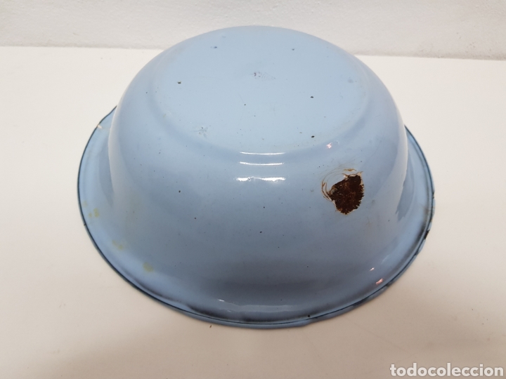Antig&uuml;edades: Zafa esmaltada azul - Foto 5