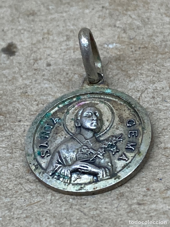 Antig&uuml;edades: Medalla religiosa de plata - Foto 1