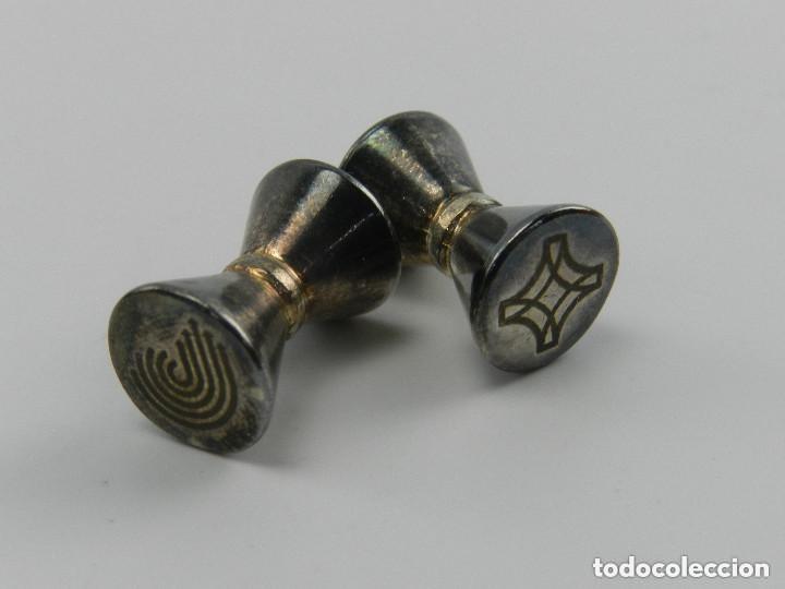 Antig&uuml;edades: GEMELOS DE PLATA VINTAGE. - Foto 2