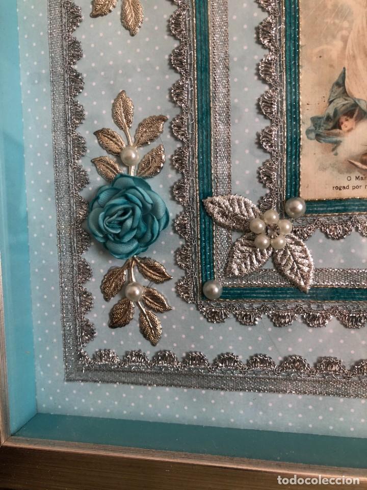 Antig&uuml;edades: CUADRO RELICARIO INMACULADA CONCEPCION - Foto 4
