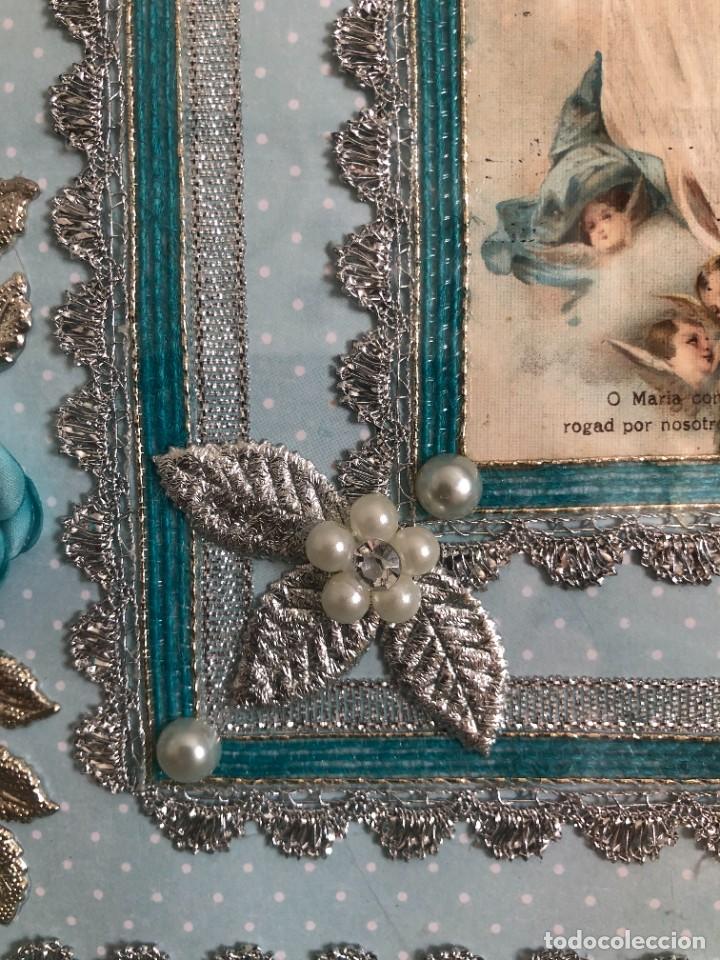 Antig&uuml;edades: CUADRO RELICARIO INMACULADA CONCEPCION - Foto 5