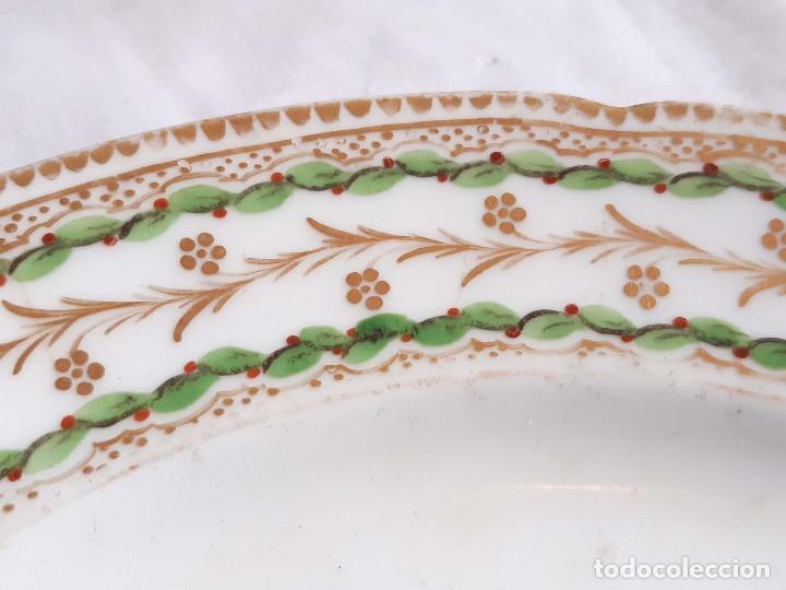 Antig&uuml;edades: Plato de Porcelana. - Foto 3