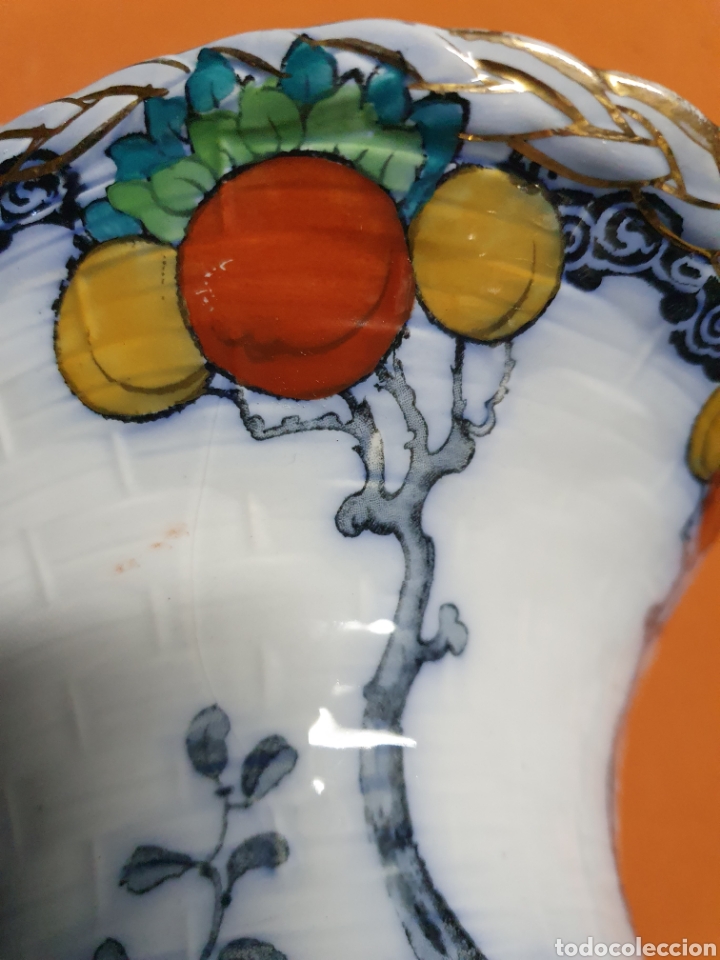 Antig&uuml;edades: Cesto de Porcelana - Foto 5