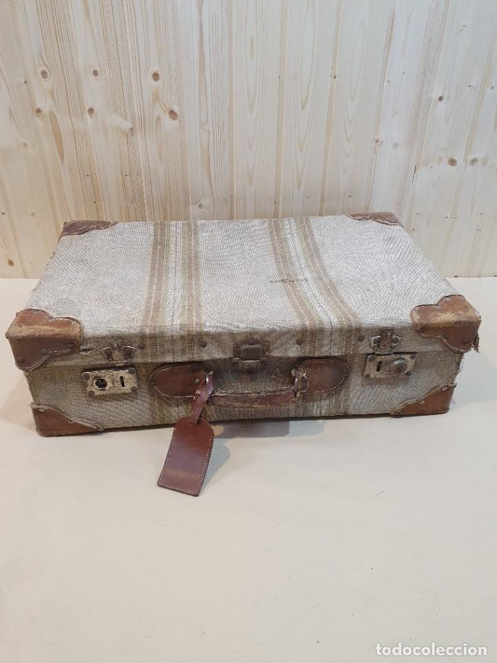 Antig&uuml;edades: MALETA A&Ntilde;OS 40 - Foto 2