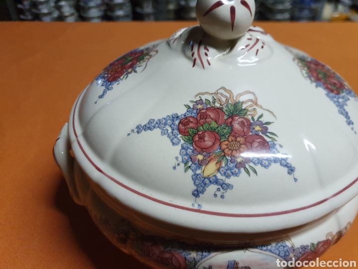 Antig&uuml;edades: Sopera Porcelana - Foto 2