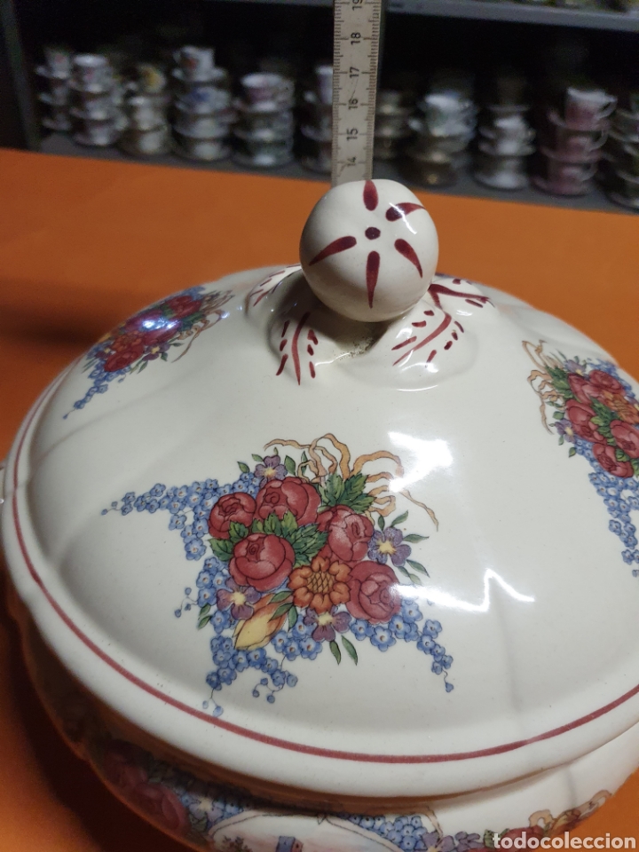 Antig&uuml;edades: Sopera Porcelana - Foto 4