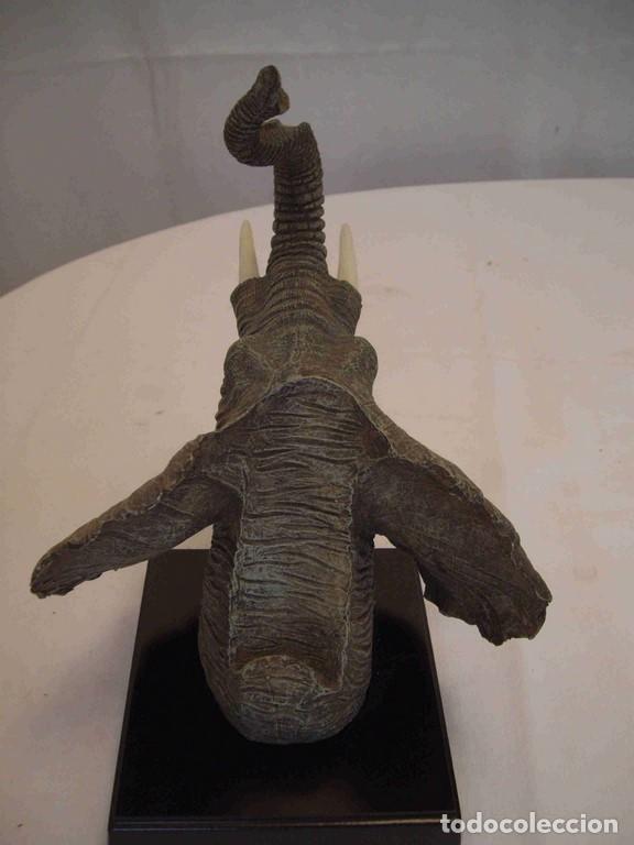 Antig&uuml;edades: BUSTO ELEFANTE RESINA - Foto 6