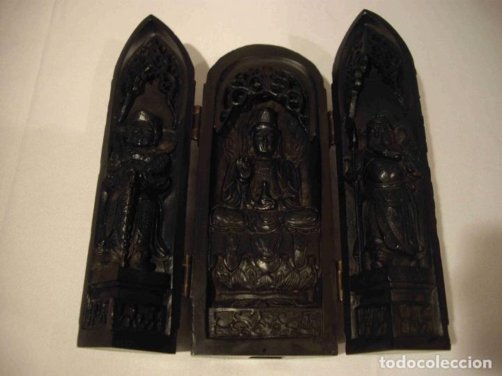 Antig&uuml;edades: TRIPTICO TALLA DIOSES - Foto 2
