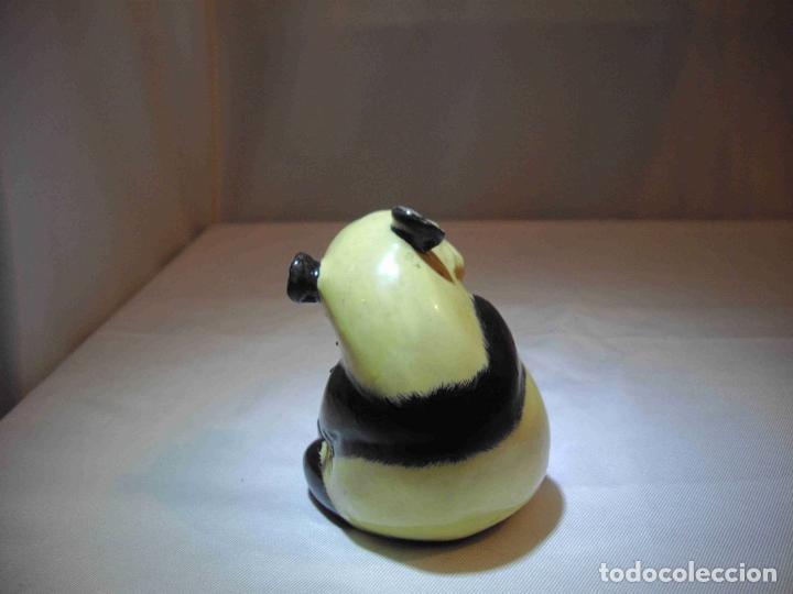 Antig&uuml;edades: FIGURA PANDA ALABASTRO SENTADO - Foto 3