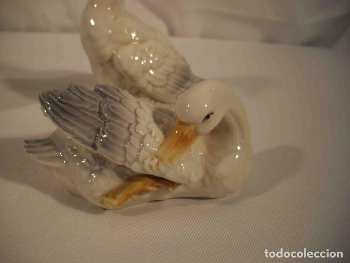 Antig&uuml;edades: SET DE 4 PATOS PORCELANA - Foto 2