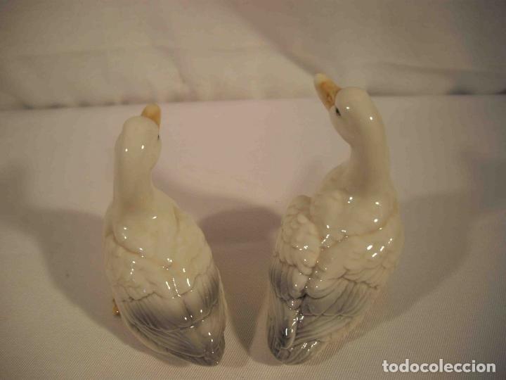 Antig&uuml;edades: SET DE 4 PATOS PORCELANA - Foto 6