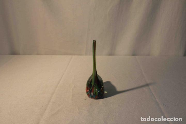 Antig&uuml;edades: FIGURA PAJARO CRISTAL VERDE - Foto 2