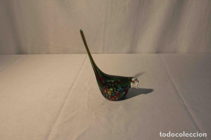 Antig&uuml;edades: FIGURA PAJARO CRISTAL VERDE - Foto 3