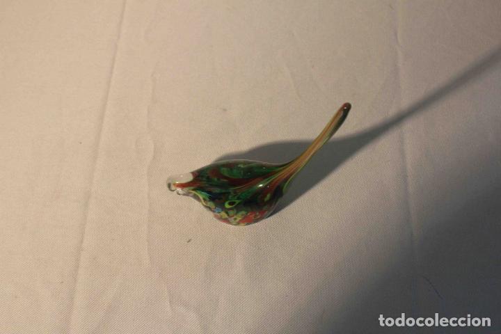 Antig&uuml;edades: FIGURA PAJARO CRISTAL VERDE - Foto 6