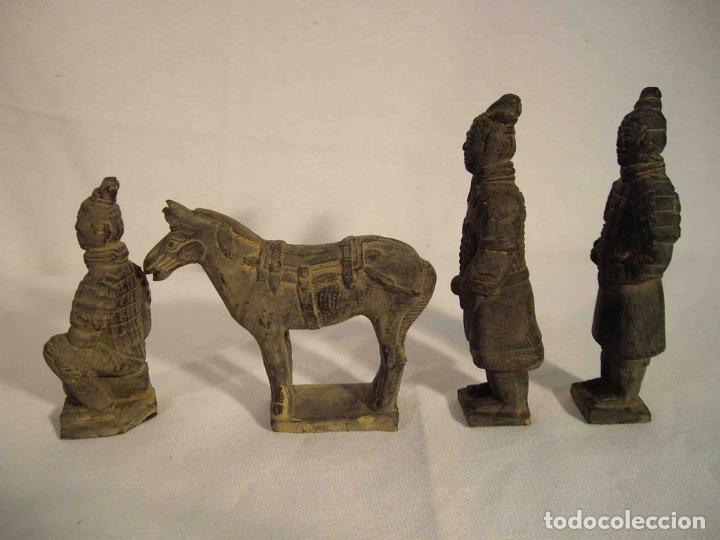 Antig&uuml;edades: SET 4 FIGURAS TERRACOTA - Foto 3