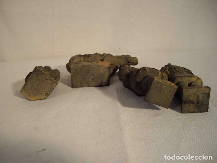 Antig&uuml;edades: SET 4 FIGURAS TERRACOTA - Foto 5