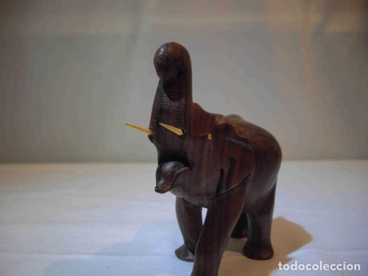 Antig&uuml;edades: FIGURA ELEFANTE TEKA - Foto 2