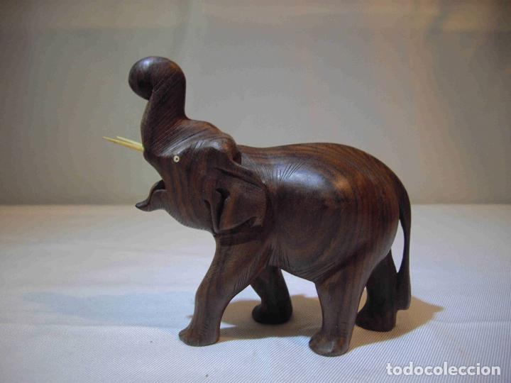 Antig&uuml;edades: FIGURA ELEFANTE TEKA - Foto 1