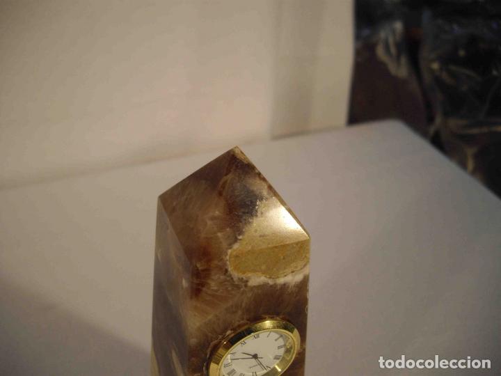 Antig&uuml;edades: OBELISCO ONIX RELOJ MARRON - Foto 2