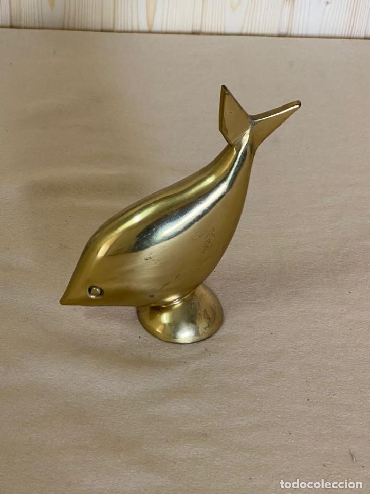 Antig&uuml;edades: PISA PAPELES DELFIN DE BRONCE - Foto 1