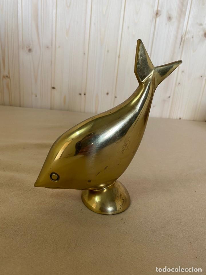 Antig&uuml;edades: PISA PAPELES DELFIN DE BRONCE - Foto 2