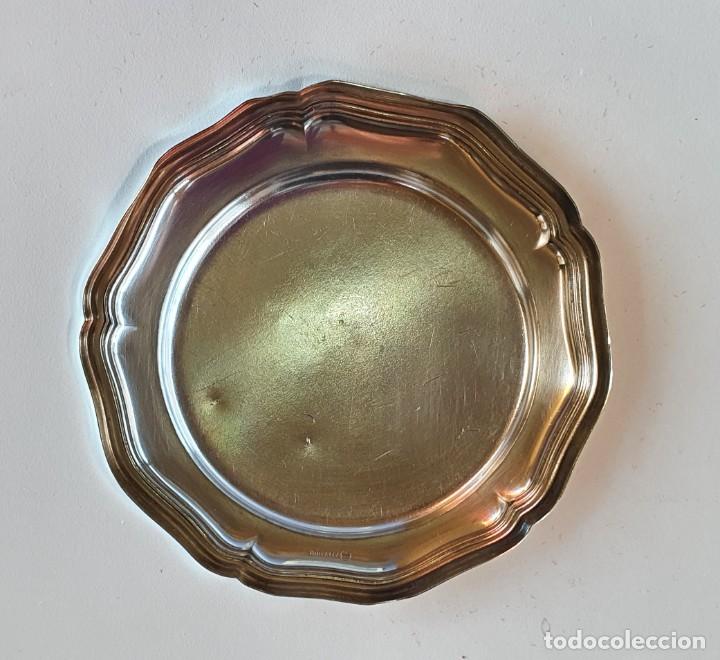 Antig&uuml;edades: PLATO PAN ALPADUR. ALPACA- 11 CM - Foto 3