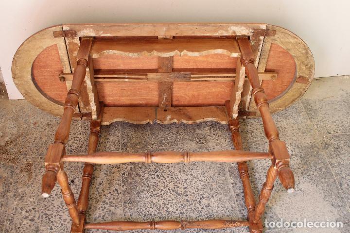 Antig&uuml;edades: mesa de alas antigua - Foto 2