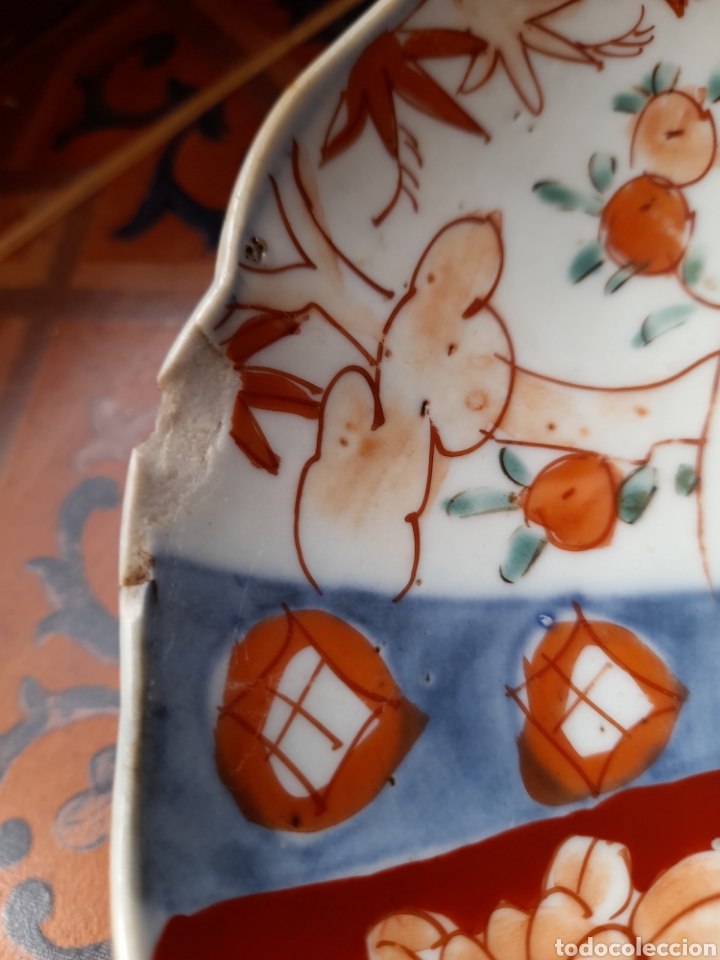 Antig&uuml;edades: Plato imari siglo XIX - Foto 4