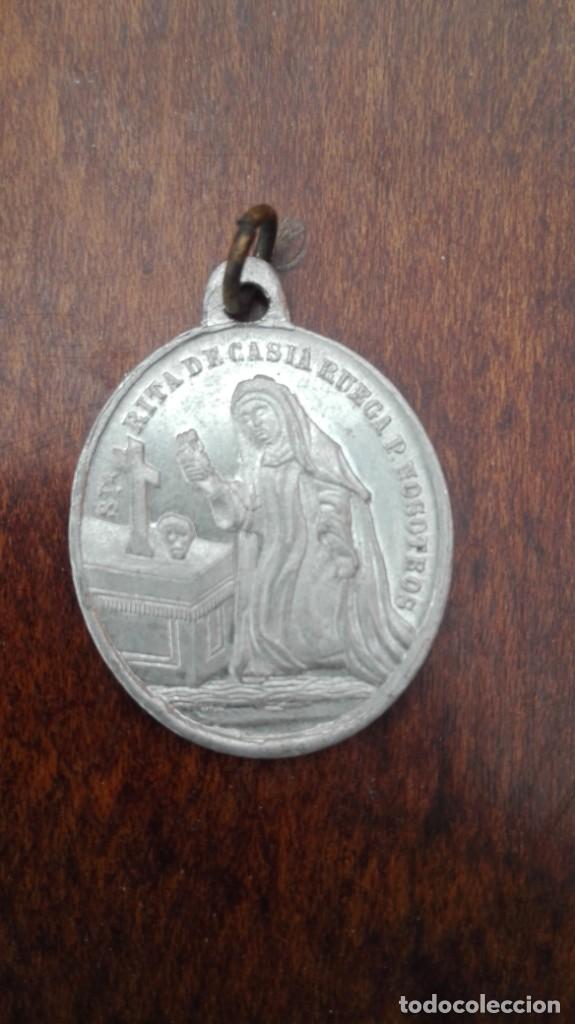Antig&uuml;edades: Medalla de Santa Rita de Casia - Foto 1