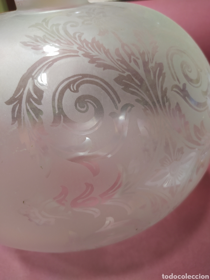 Antig&uuml;edades: Tulipa globo para quinqu&eacute; - Foto 3