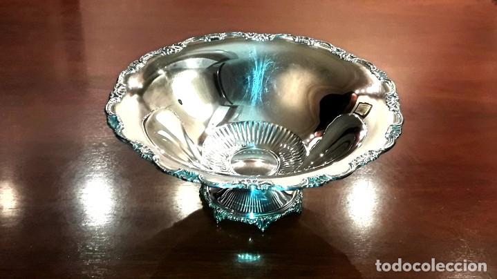 Antig&uuml;edades: GRAN CENTRO DE MESA EN PLAQU&Eacute; DE PLATA PR&Aacute;CTICAMENTE NUEVO - Foto 2
