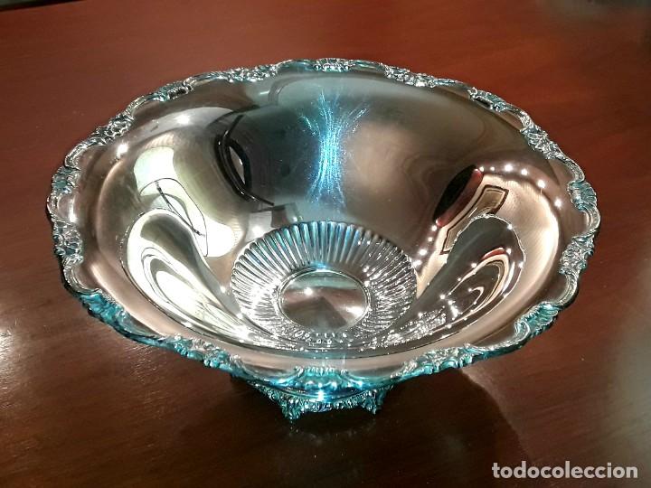 Antig&uuml;edades: GRAN CENTRO DE MESA EN PLAQU&Eacute; DE PLATA PR&Aacute;CTICAMENTE NUEVO - Foto 3