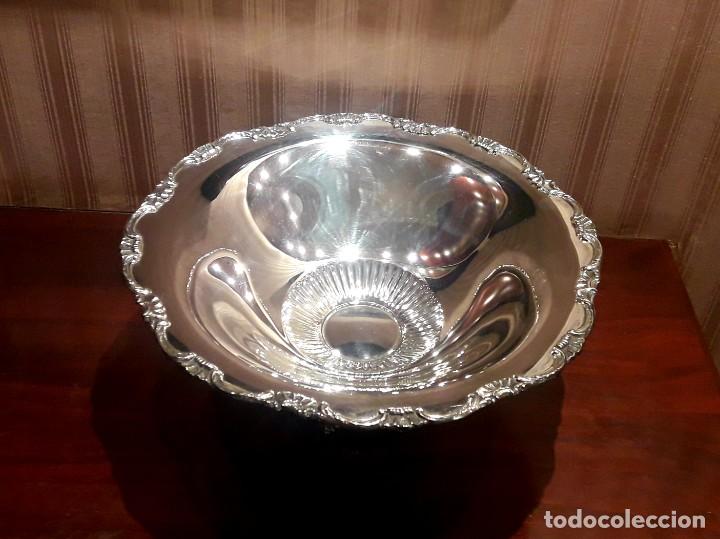 Antig&uuml;edades: GRAN CENTRO DE MESA EN PLAQU&Eacute; DE PLATA PR&Aacute;CTICAMENTE NUEVO - Foto 5