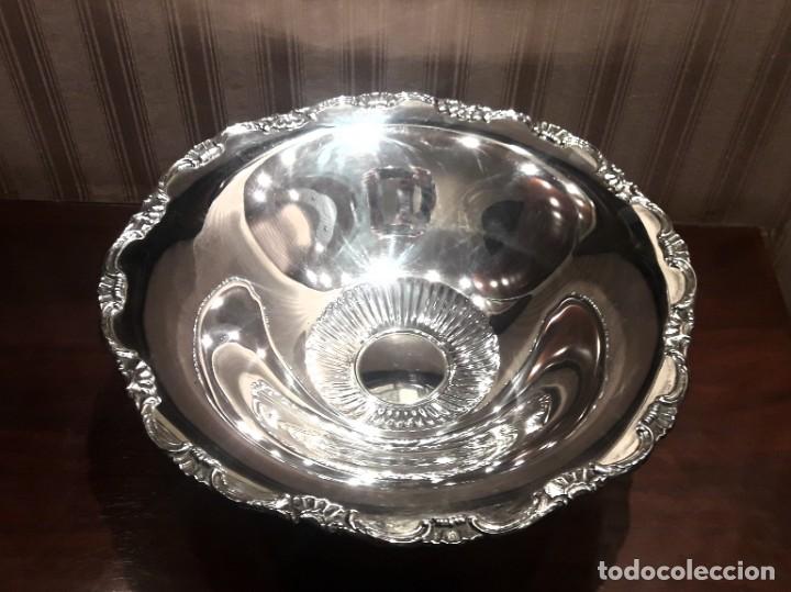 Antig&uuml;edades: GRAN CENTRO DE MESA EN PLAQU&Eacute; DE PLATA PR&Aacute;CTICAMENTE NUEVO - Foto 9