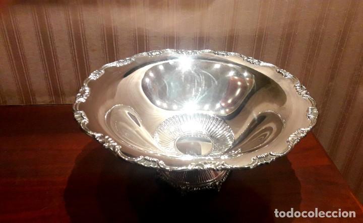 Antig&uuml;edades: GRAN CENTRO DE MESA EN PLAQU&Eacute; DE PLATA PR&Aacute;CTICAMENTE NUEVO - Foto 10