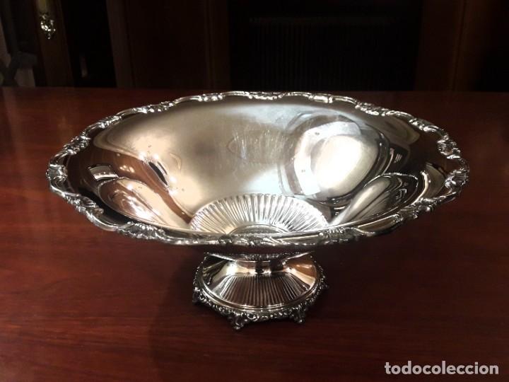 Antig&uuml;edades: GRAN CENTRO DE MESA EN PLAQU&Eacute; DE PLATA PR&Aacute;CTICAMENTE NUEVO - Foto 15
