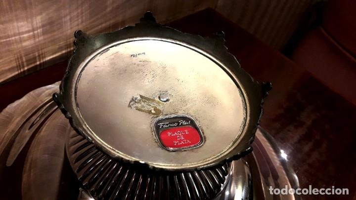 Antig&uuml;edades: GRAN CENTRO DE MESA EN PLAQU&Eacute; DE PLATA PR&Aacute;CTICAMENTE NUEVO - Foto 16