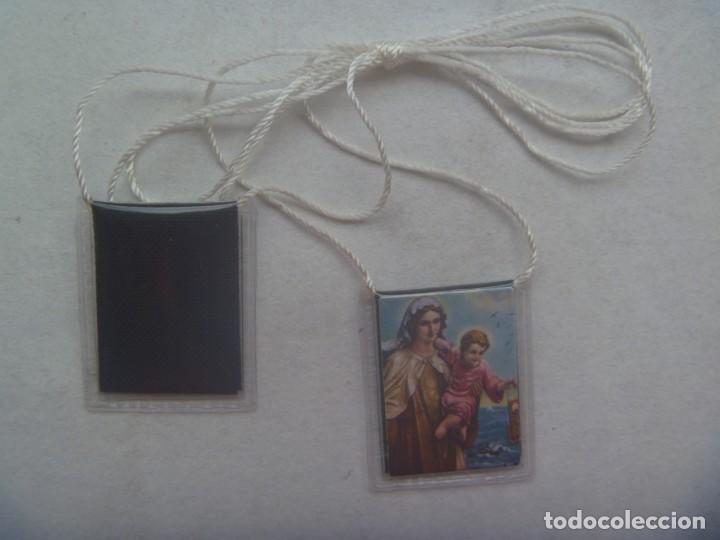 Antig&uuml;edades: ESCAPULARIO DE LA VIRGEN DEL CARMEN - Foto 1