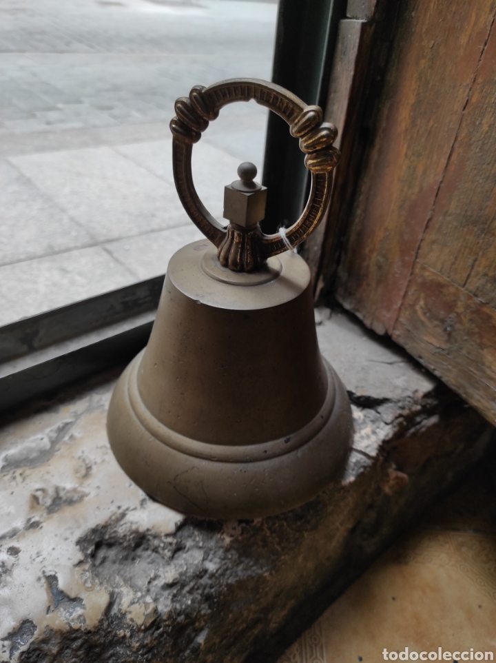 Antig&uuml;edades: Antigua Campana de Bronce - Foto 2