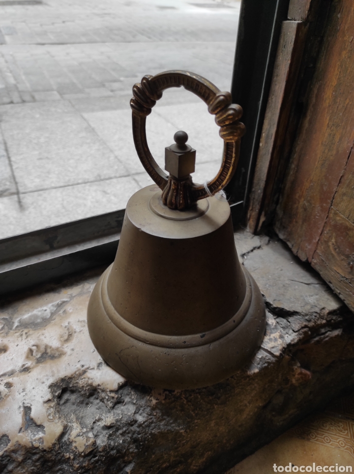 Antig&uuml;edades: Antigua Campana de Bronce - Foto 4